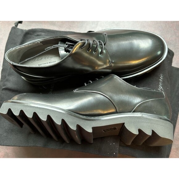 Robert Clergerie Paris Men’s Leather Lace Up Oxford Modern Sole New Size 8.5 Men - Picture 1 of 9